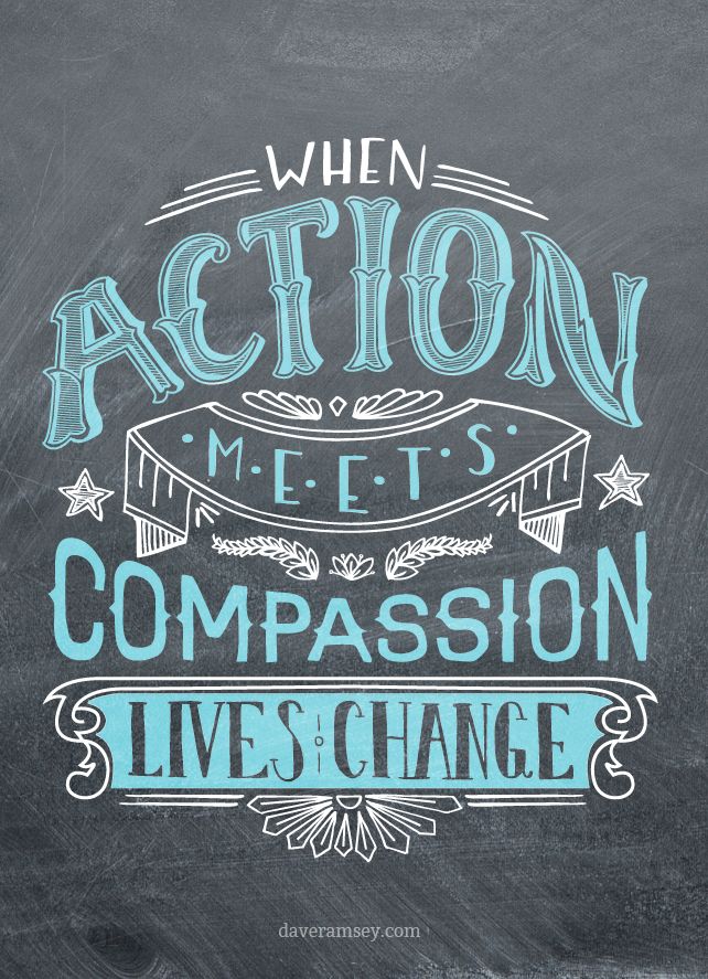 Action meets compassion