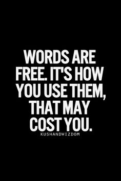 quote on words