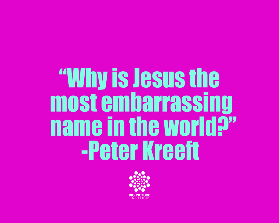 Why is Jesus the most embarrasing name