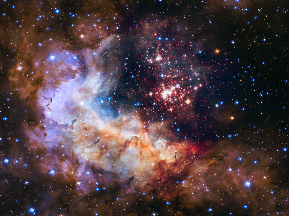 Hubble's 25th Anniversary Official Image: Westerlund 2. Photo credit: NASA/ESA