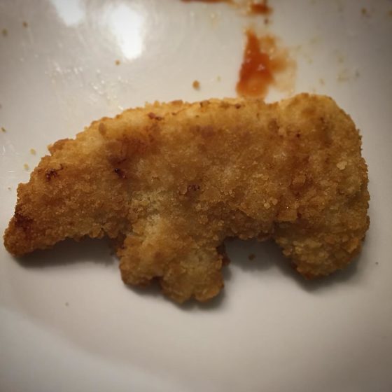 There's a bear on my plate!