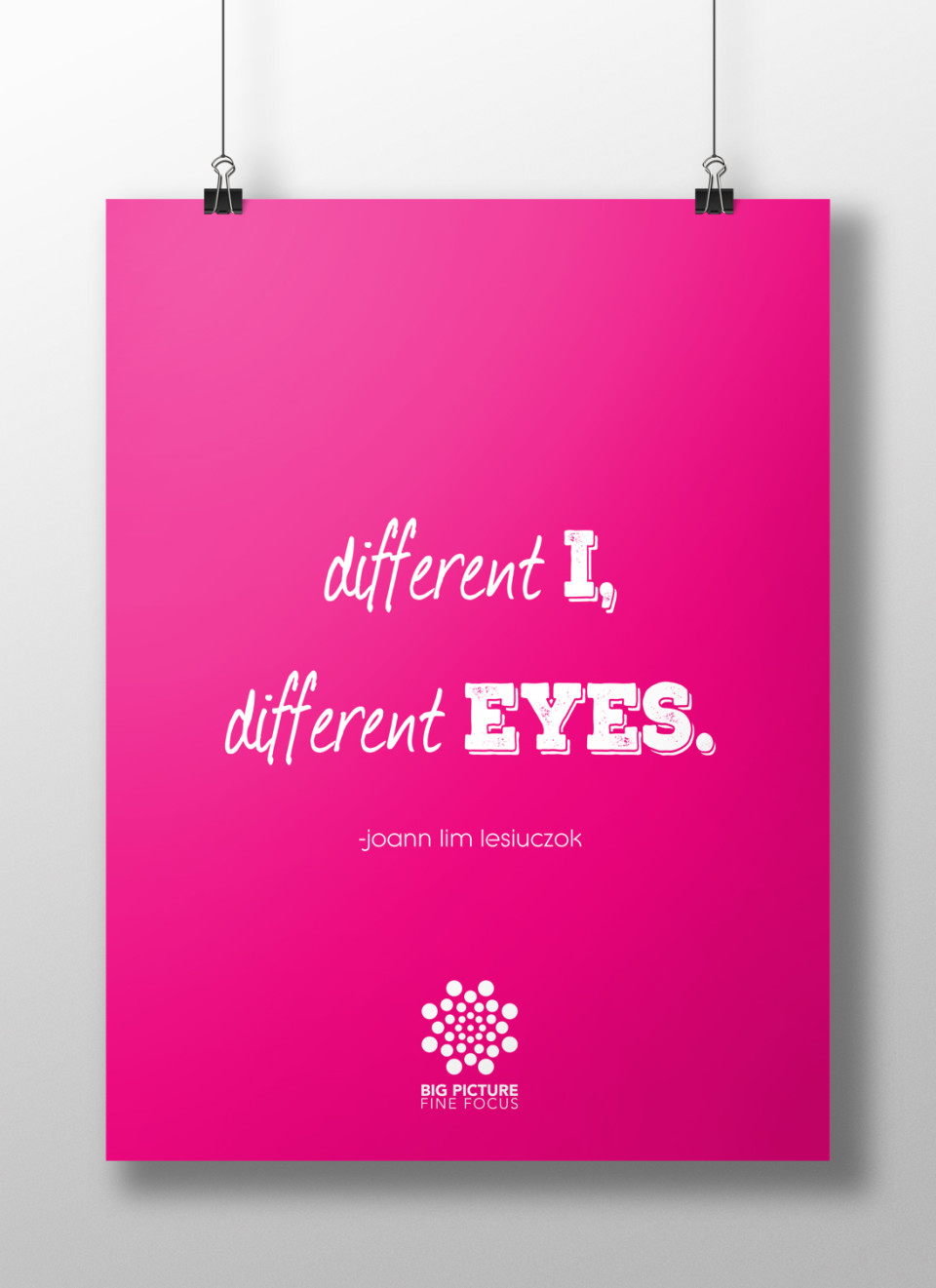 different I, different eyes poster